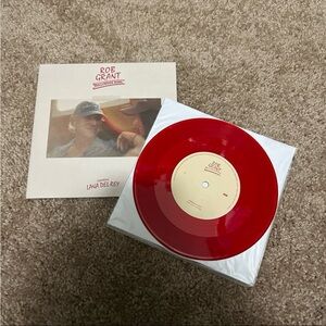 lana del rey rob grant hollywood bowl 7” red vinyl
